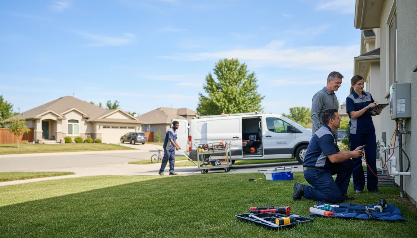 Tankless water heater service in Jay, ME